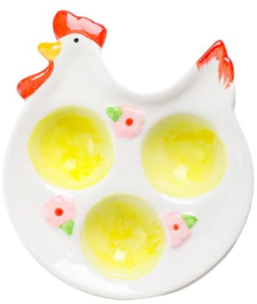 KESOTO Portauova, Portauovo di Pasqua, Contenitore Multiuso, Lavoretti per Cena, Colazione Decorativa, Pranzo, B