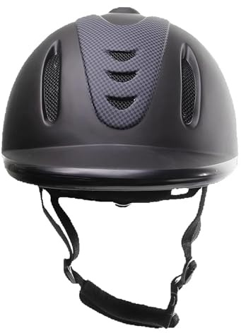 Casco de Equitación Casco de equitación for Carreras Caballos, Casco Ecuestre for Hombres, Mujeres y niños(M(55-57CM))