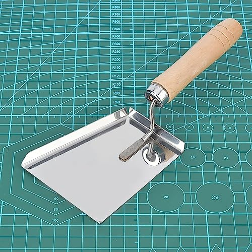 Cocoarm Grattoir à Cire d'abeille, Grattoir à Cire d'apiculture en Acier Inoxydable, élimination Efficace de la 'abeille, Outil 'apiculture Pratique pour Apiculteurs avec Manche en Bois, adapté