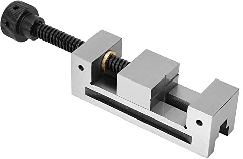 Tomantery QGG50 Präzisions-Frässchraubstockschleifer, Gehärteter CNC-Maschinenschraubstock für Präzise Operationen, Ideal Zum Oberflächenschleifen, für Maschinisten und Metallarbeiter, Hohe