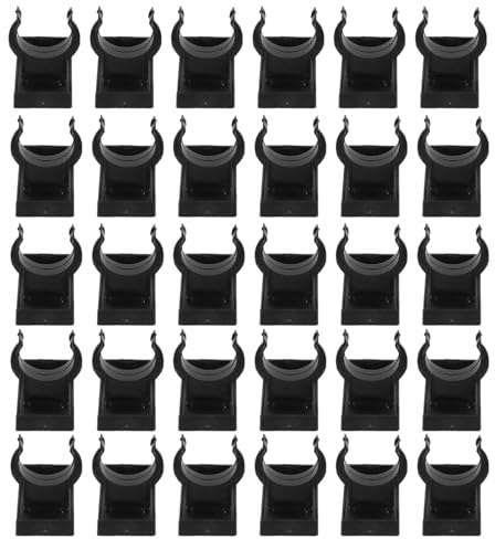 Beaupretty 40 Clips para Zócalos de Cocina Plástico Resistente, Conector para Muebles y Patas Ajustables, Kit 40 Unidades para Montaje Oculto y Nivelación en Armarios del Hogar