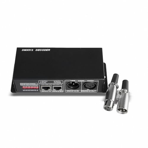 Mextronic DMX Controller 4 kanal LED DMX 512 Decoder bis 4x4A 12V/24V für LED RGB/RGBW