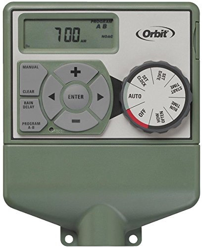 Orbit 2 Pack 6 Station Easy Dial Sprinkler Timer with Smart Budgeting - Irrigation Controller - Automatic Lawn Watering