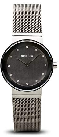 BERING Damen Analog Quarz Classic Collection Armbanduhr mit Edelstahl Armband und Saphirglas 10126-309