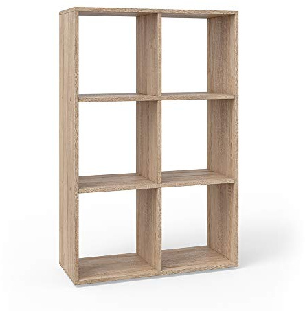 Vicco Raumteiler Karree, Sonoma, 72 x 107.8 cm | geeignet zur Aufbewahrung und Trennung von Wohnbereichen