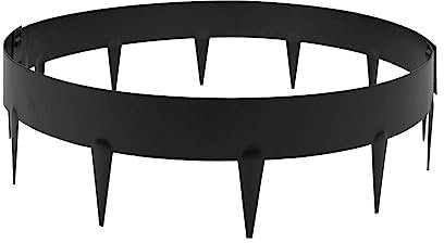 HORNVAL Baumumrandung mit Dornenrunde Rasenkante aus beschichtetem StahlblechGraphitMatt in DREI Farben und in Zwei Größen erhältlich O2A 0 6 m 5907662638174