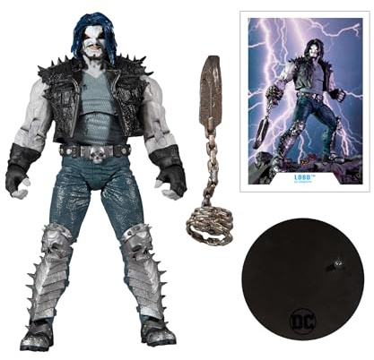 McFarlane TM15177 DC Multiverse 7 - Lobo-Samlarobjekt Figur, Blandad färg