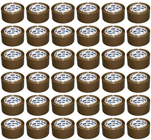 Kanirope Ulith Star 2001 Klebeband PP-Packband 50mm x 66m Braun 36 Rollen