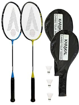 Karakal Power CT Deluxe 2 Player Badminton Set inc 3 Shuttles