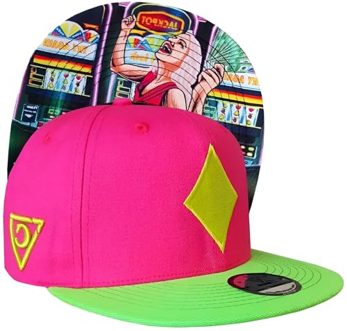 Capiche [99+ VARIATIONEN] Snapback Cap Herren Kappe Baseball Mütze Kunst Unisex Schirm Männer One Size Tattoo Damen