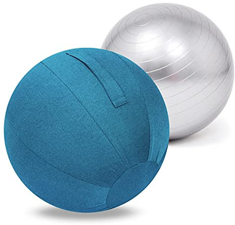 Gymnastikball-Stuhl, 55 cm/65 cm/75 cm Yoga-Ball für Fitness, Pilates, Gymnastikball, Pilates-Ball, Geburtsball für Schwangerschaft, Balance und Yoga, 55 cm/65 cm/75 cm Schweizer Ball, Workout-Anti-