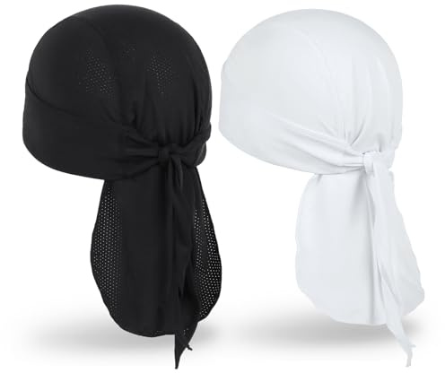 MELASA Kühlende Bandana Cap, Absorbiert Schweiß Kopftuch Unterhelm Herren | Atmungsaktive Laufmütze, die Schweiß aufsaugt und schnell trocknet für Sport, Arbeit, heiße Tage und Radfahren Unisex