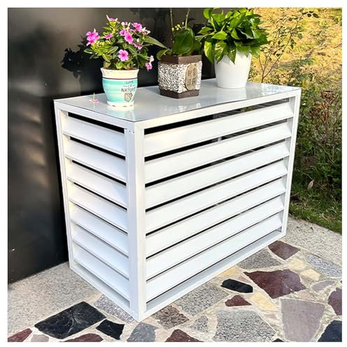 Korrosionsschutz-Klimaanlagenabdeckung, Aluminium-Blumenständer für Outdoor-Pflanzenregal, wetterfest