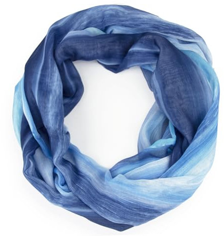 Gloop Loop Schlauchschal für Damen Schal Tuch seidig-luftig leicht mit buntem Muster Print