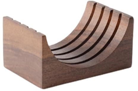 Soporte de pantalla de disco – Soporte de madera para filtros de café para pantalla de disco de 51/53/58 mm, soporte de pantalla de filtro de café, soporte de malla para entusiastas del espresso,