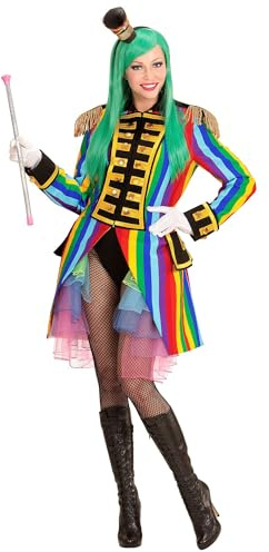 W WIDMANN MILANO Party Fashion – Kostym parad frack, regnbåge, CSD, cirkusdirektör, gardeuniform, clown, showgirl, karnevaldräkt