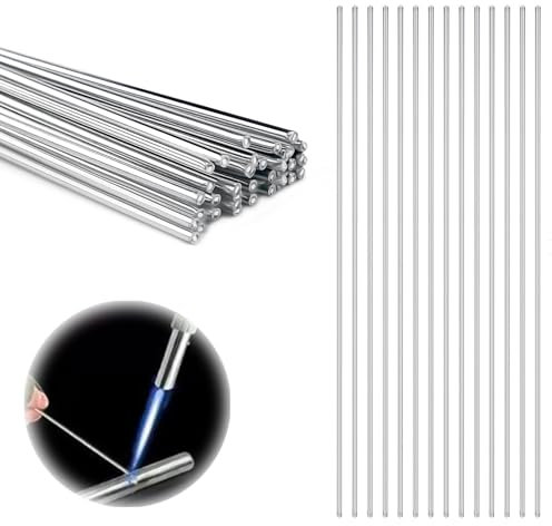 25 Stück Niedrigtemperatur Aluminium Schweißstäbe 2 * 250mm, Fülldraht zur Reparatur Aluminiumrohr, Aluminiumlegierung, öten von Kupferrohren