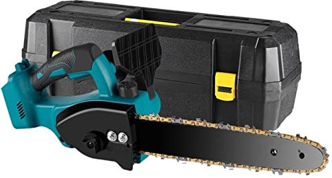 Sierra inalámbrica, Sierra eléctrica sin escobillas de 12 pulgadas, sierra de registro inalámbrica de mano de 3000W, motosierra de corte for carpintería for batería de 18V,para cortar madera y metal