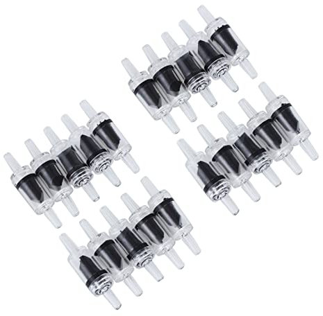 Rdjumpdjo 20 Stueck Non-Return EIN Rueckschlagventil CO2 Aquarium Fisch Behaelter Luftpumpe