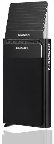 ltoSrfnb Kartenetui, Elegantes Kreditkartenetui Herren Mit RFID-Schutz, Schlichtes Design Für Bis Zu 12 Karten, Ideal Für Business Und Reise, Lockcard