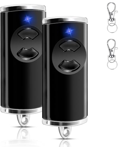 2PCS Télécommande portatifs pour hörmann Porte de Garage compatibles 868.3 BS MHz Compatible avec HSE-4-868-BS, HSE2-868-BS, HS4-868-BS, HS1-868-BS, HSS4-868-BS, HSP4-868-BS