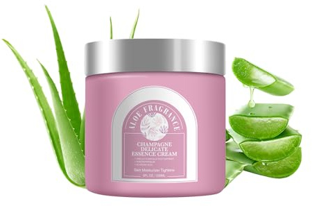 ROSEYE Champagne Body Firming Cream,236ml Champagne Lift Firming Body Cream,Vegan Body Lotion For Women,Body Cream For Loose Skin,Ydrating Skincare For Smooth,Supple Skin,(236ml, Aloe Vera)