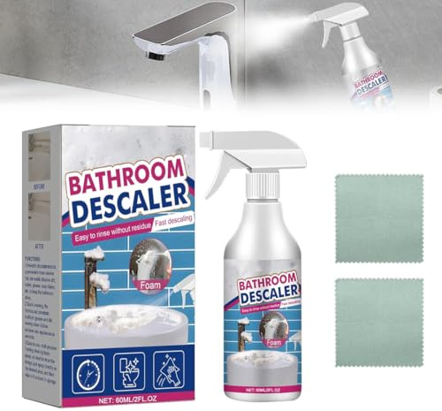 XPEX 60ml Nettoyant Pour Salle De Bain,Nettoyant Salle De Bain,Détachant Multi-Usages,Bains Nettoyants Surfaces,Pour Toilettes Égout Salles Des Bains Nettoyage