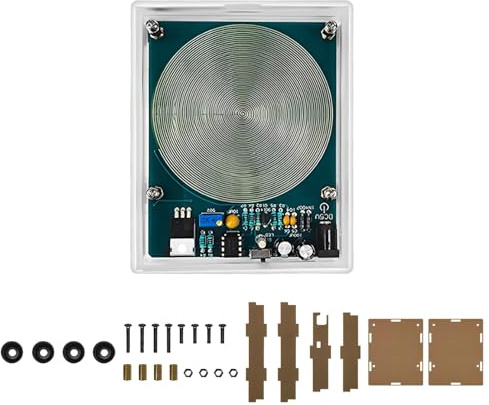 Sacolin Schumann våggenerator 7,83 Hz, 5 W, USB-driven, akrylskal, LCD-skärm, behandling, avslappning, meditation, 16 x 13 x 2 cm