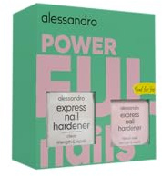 alessandro powerful nails Set – Hilfe bei brüchigen Nägeln – 3-tlg. Set mit Nagelhärter, Nagelöl & Nagelhautentferner Gel – Stärkt & pflegt weiche Nägel