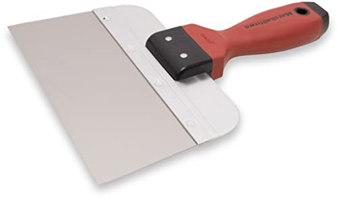 MARSHALLTOWN DuraSoft Taping Knife, 8 Inch Stainless Steel Blade, Made in the USA, For Drywall Finishing, 3508SD