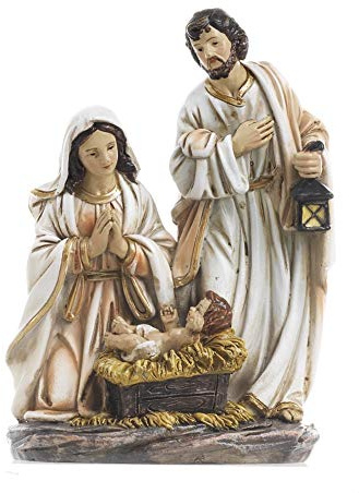 Fitwish Paben Articoli Religiosi Gruppo Natività Presepe in Resina cm. 12,8