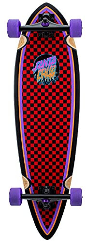 Santa Cruz er Rad Dot Pintail Factory Komplettes Skateboard, Multi, 84 cm