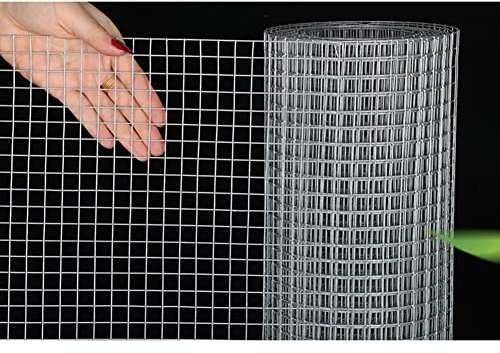 Maschendrahtgeflecht, Drahtgitter Drahtgewebe Kaninchen Tierzaun Mesh Rostfreier Maschendrahtzaun Gartenzaun für DIY-Bastelarbeiten und Wohnkultur (Farbe : 5cm/1.5mm, Größe : 1x20m)