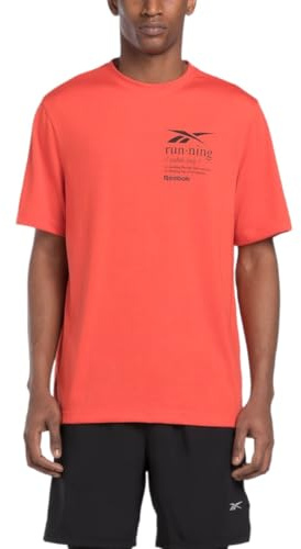Reebok Run Graphic SS tee DYNRED L Mens