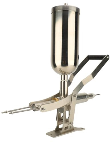 Spanish Donuts Dessert Churro Makers, 4.5L 304 Stainless Steel Filler Maker Machine Fruit Donut Filling Machine, Spanish Doughnut Filler with Donut Filler for Kitchen Restaurant