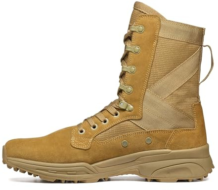 GARMONT TACTICAL T8 NFS 670 T.A.A. Military Combat Boots for Men and Women, Army, Air Force, T.A.A., AR670-1 and GSA Compliant Footwear, Lightweight, Suede Leather, Size 8