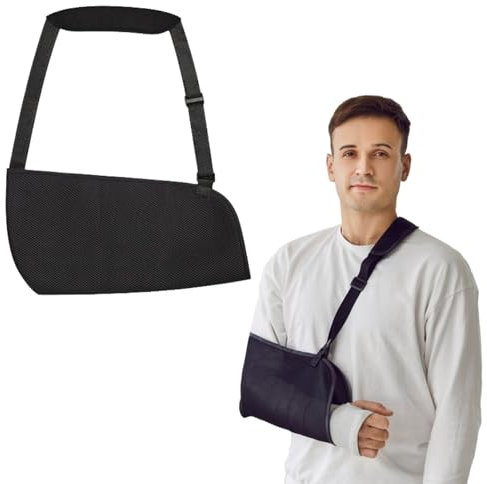 ZLXFT Armschlinge Schulter,Einstellbar Armschlaufe für Damen Herren,Atmungsaktive Schulterstütze,Armschlaufe Mit Atmungsaktivem Mesh,für Schulterschlaufe für gebrochenes Handgelenk,Ellbogen,Arm