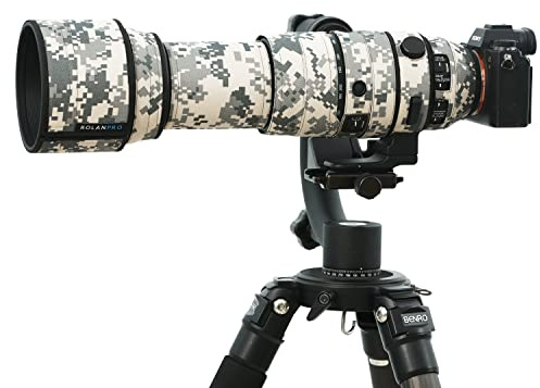 ROLANPRO Wasserdichte Objektiv-Camouflage-Beschichtung für Sigma 150–600 mm F/5–6,3 DG DN OS Sportmantel, spiegelloses Kameraobjektiv, E-Mount und L-Mount-Schutzhülle, #UCP wasserdicht