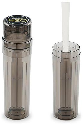 CODE420 | All In One Herb Grinder/Kräutermühle | 2x Rohlinge inkl. | Magnetverschluss | Behälter für bis zu 7 Rohlinge | Idealer Reisegrinder für Anfänger und Profis