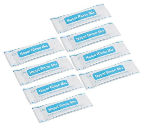 minkissy Praktische Nasenspülung Salzbeutel 2,7g 80 Stück Schnell Löslich Mild Nasenreinigung Nasenschutz Für Außen Und Heimgebrauch