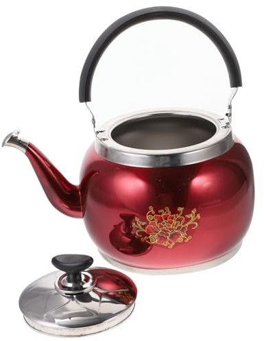 SHOWERORO Bouilloire Domestique Acier Inoxydable Bouilloire De Cuisine à Sifflet Automatique Pratique Pour Eau Chaude