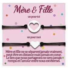 ZEPIQOR Bracelet Marraine Filleule, Cadeau Marraine, Bracelets Baptême Noël, Bijou Parfait Occasions Spéciales