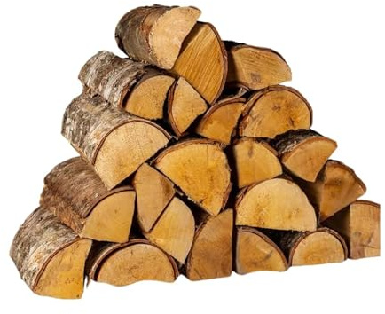 Hadley Premium Bûches de Bois Dur Séchées au Four pour Poêles à Bois, Réchauds, Cheminées et Feux Domestiques - Brûlent Longtemps et Intensement (2)