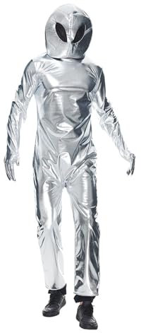 Alien Kostüm Set| Alien Rave Outfit - Alien Kostümzubehör Zubehör Set Stirnband Kostüm Astronaut Kostüm Costum Cosplay Verkleiden Verkleidung Erwachsene Kostüm Zubehör Faschingskostüme