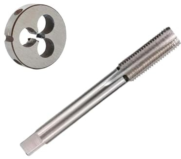 Set di matrici metriche for maschi a mano destra M1-M12 da 2 pezzi, kit di utensili for maschiatori e matrici rotonde, kit di utensili for maschiatura for filettatura manuale(M4x0.7)
