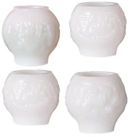 Tlfdknffids 4 Pezzi Stampi per Candele A Forma di Palla di Neve per Natale Stampo in Silicone per Sfere in Rilievo in per Realizzare Sapone Fatto A Mano