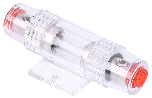 Soporte de Fusible Estéreo de Automóvil, Bloque de Caja de Fusibles AGU con Fusible de 60pcs de 60 Campamentos, Utilizado para Conectar el Cable de Alimentación de Audio para