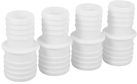 UTHCLO 4 Stück Waschmaschinen Ablaufschlauchverbinder aus Kunststoff 32-38mm Adapter für Sicheren Anschluss und Einfache Installation als Waschmaschinenzubehör