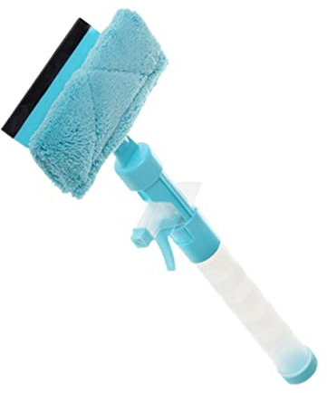 SMASOLO Multi-Function Window Cleaner Water Spray – Effective Glass Cleaning Tool Plastic Window Wiper for Home Car and Office – for Streak-Free Shine