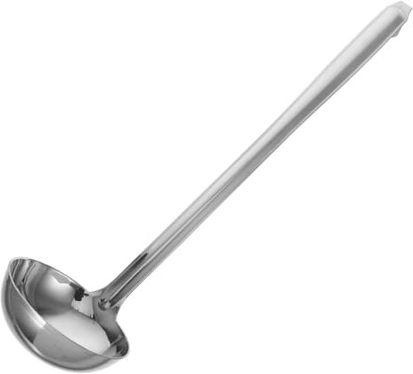 Alipis Commercial Stainless Steel Ladle Deep Soup Spoon Extended Handle Easy Cleaning Versatile for Kitchens